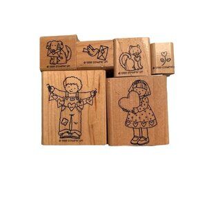 Stampin Up From The Heart Rubber Stamp Set